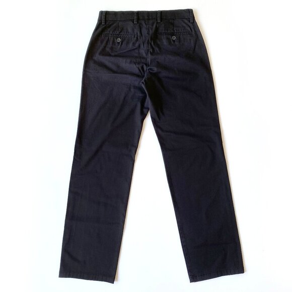Old Navy Mens Black Loose Ultimate Built-In Flex Chino Pants 28x32 Work Uniform - Picture 3 of 9